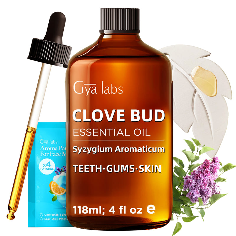 Clove Bud Essential Oil with Aromatherapy Stone