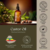 USDA Organic Castor Oil 1.69 Fl Oz
