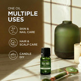 Organic Tea Tree Essential Oil 0.34 Fl Oz