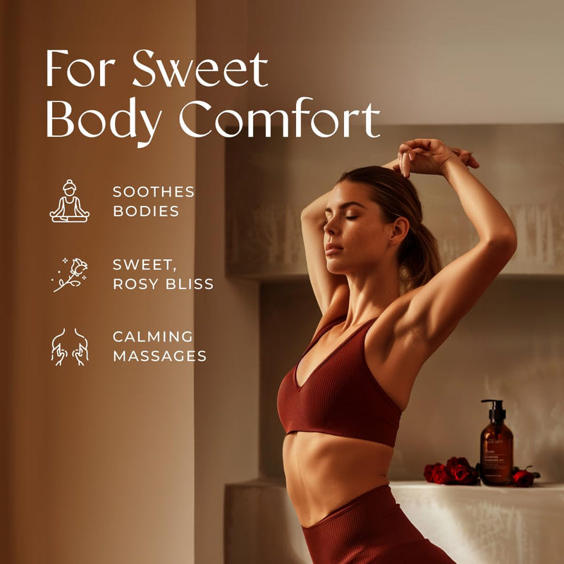 Rose Massage Oil 6.76 Fl Oz