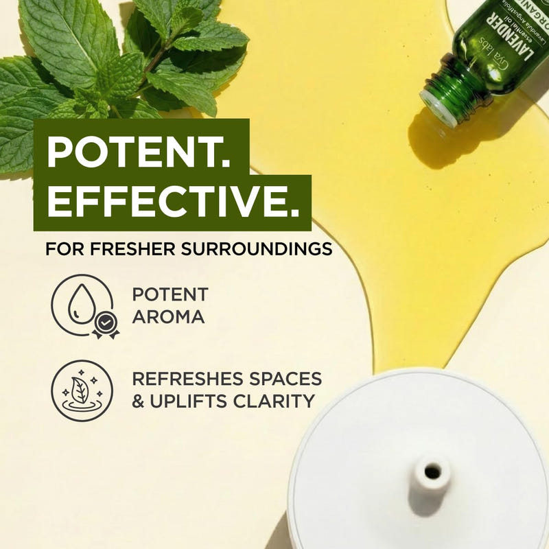 Organic Peppermint Essential Oil 0.34 Fl Oz