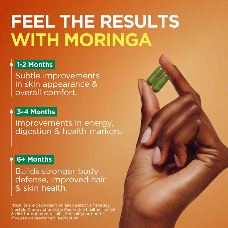 Moringa Capsules - 300 Capsules
