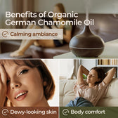 Organic German Chamomile Essential Oil 0.34 Fl Oz