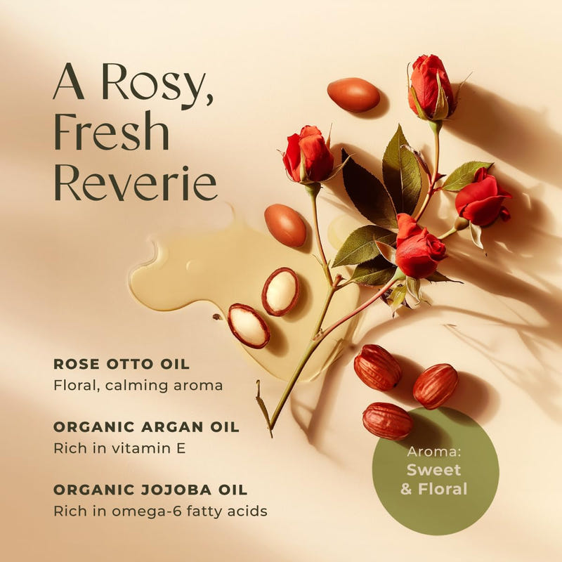 Rose Massage Oil 6.76 Fl Oz