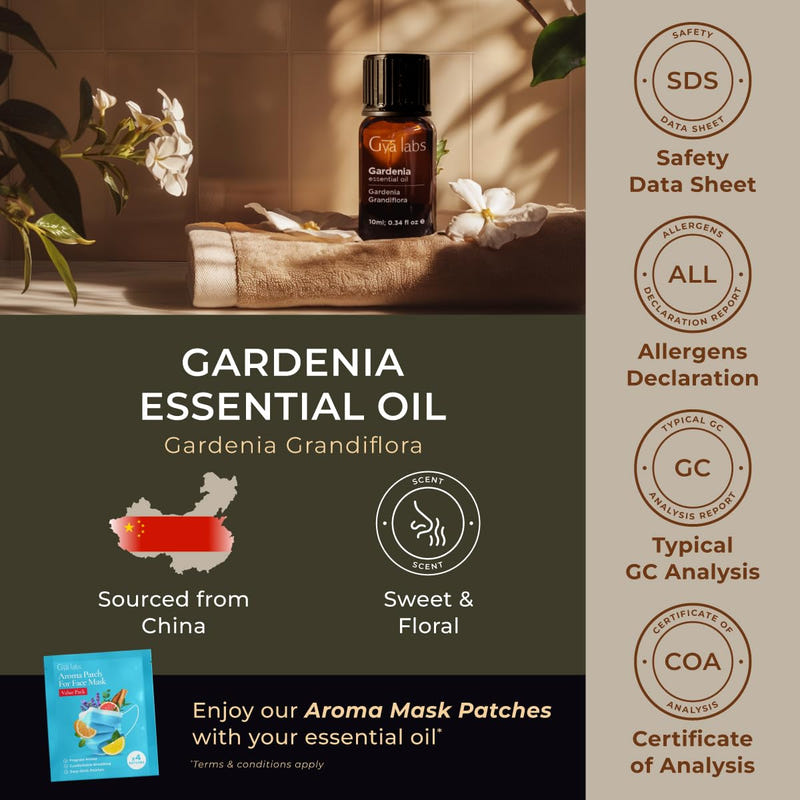 Gardenia Essential Oil 0.34 Fl Oz