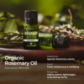 Organic Rosemary Essential Oil 0.34 Fl Oz