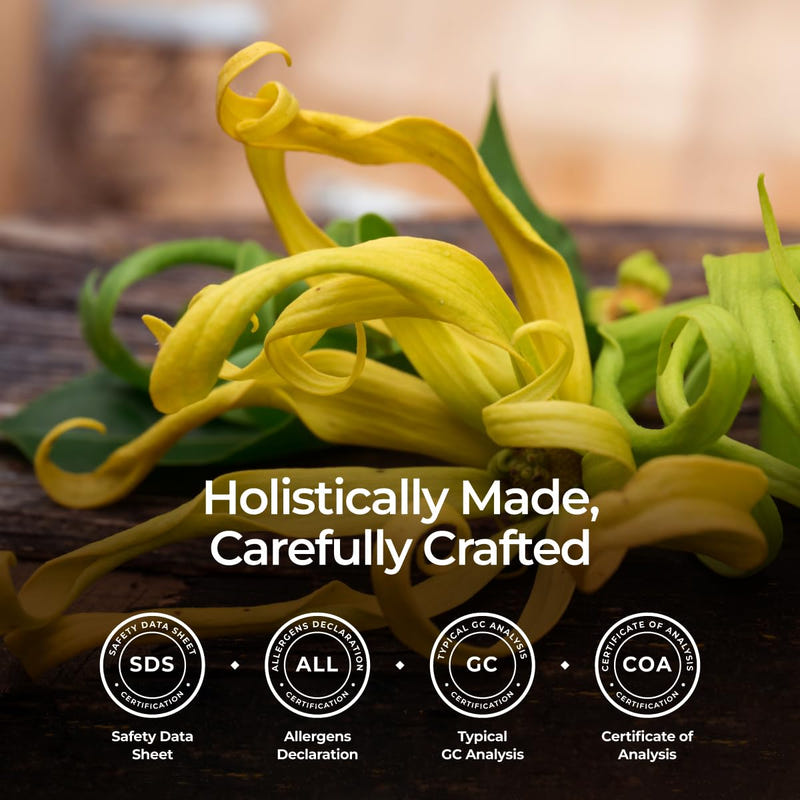 Organic Ylang Ylang Essential Oil 0.34 Fl Oz