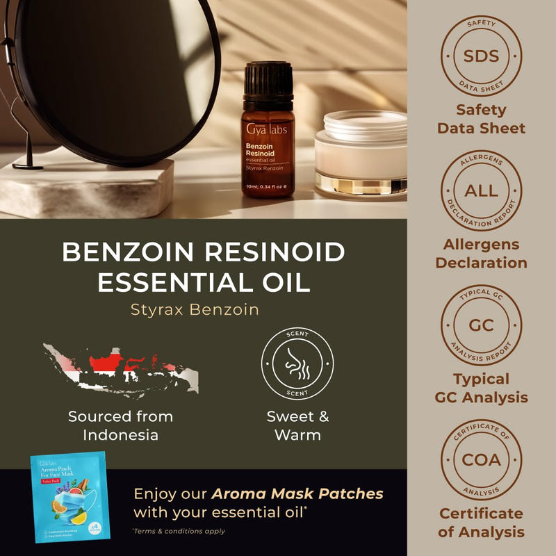 Benzoin Resinoid Essential Oil 0.34 Fl Oz