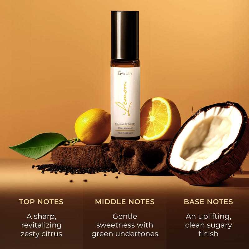 Lemon Essential Oil Roll On 0.34 Fl Oz