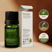 Organic Rose Geranium Essential Oil 0.34 Fl Oz