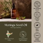 Moringa Seed Carrier Oil 3.4 Fl Oz