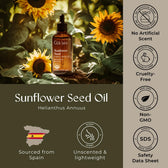 Sunflower Carrier Oil 3.4 Fl Oz