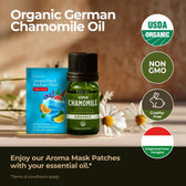 Organic German Chamomile Essential Oil 0.34 Fl Oz