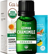 Organic German Chamomile Essential Oil 0.34 Fl Oz