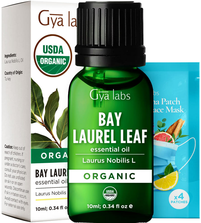 Organic Bay Leaf Essential Oil 0.34 Fl Oz