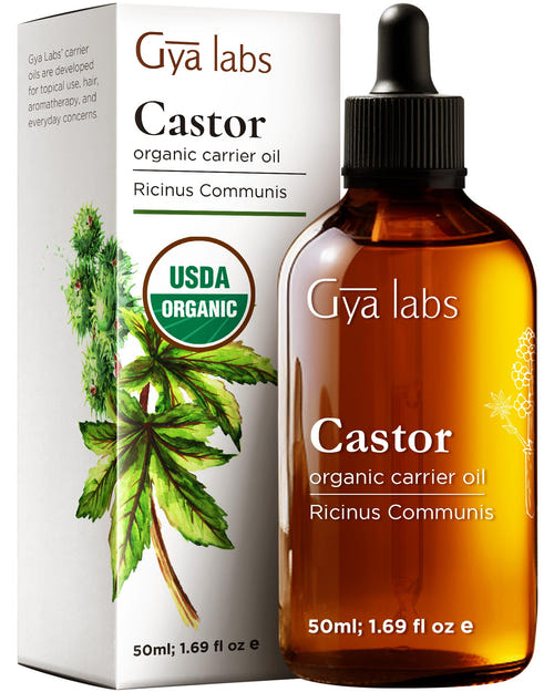 USDA Organic Castor Oil 1.69 Fl Oz