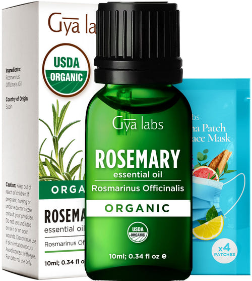 Organic Rosemary Essential Oil 0.34 Fl Oz