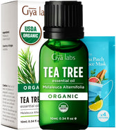 Organic Tea Tree Essential Oil 0.34 Fl Oz
