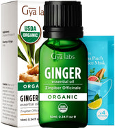 Organic Ginger Essential Oil 0.34 Fl Oz