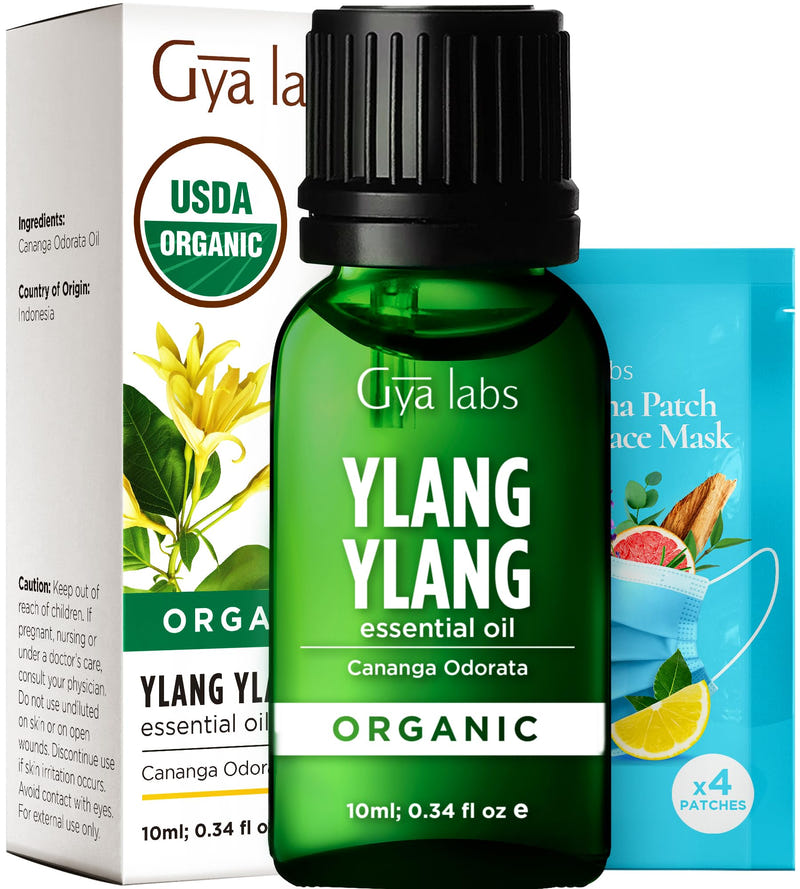 Organic Ylang Ylang Essential Oil 0.34 Fl Oz