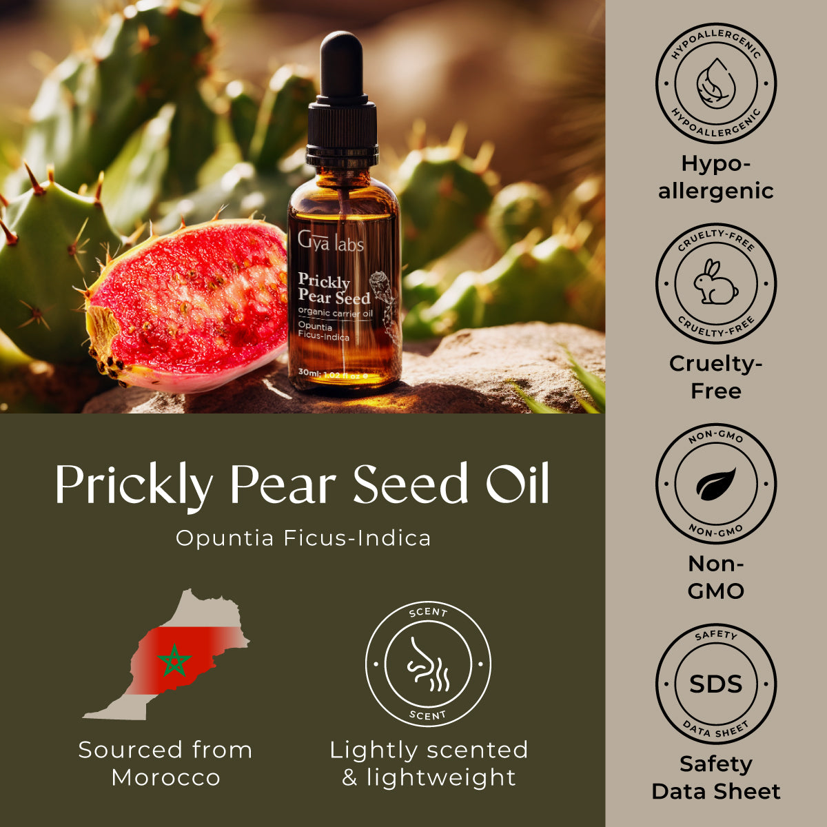 Organic prickly pear oil 100 ml by dianepourelle - Essential Oils - Afrikrea
