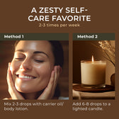 Lemon Essential Oil with Aromatherapy Stone 4 Fl Oz