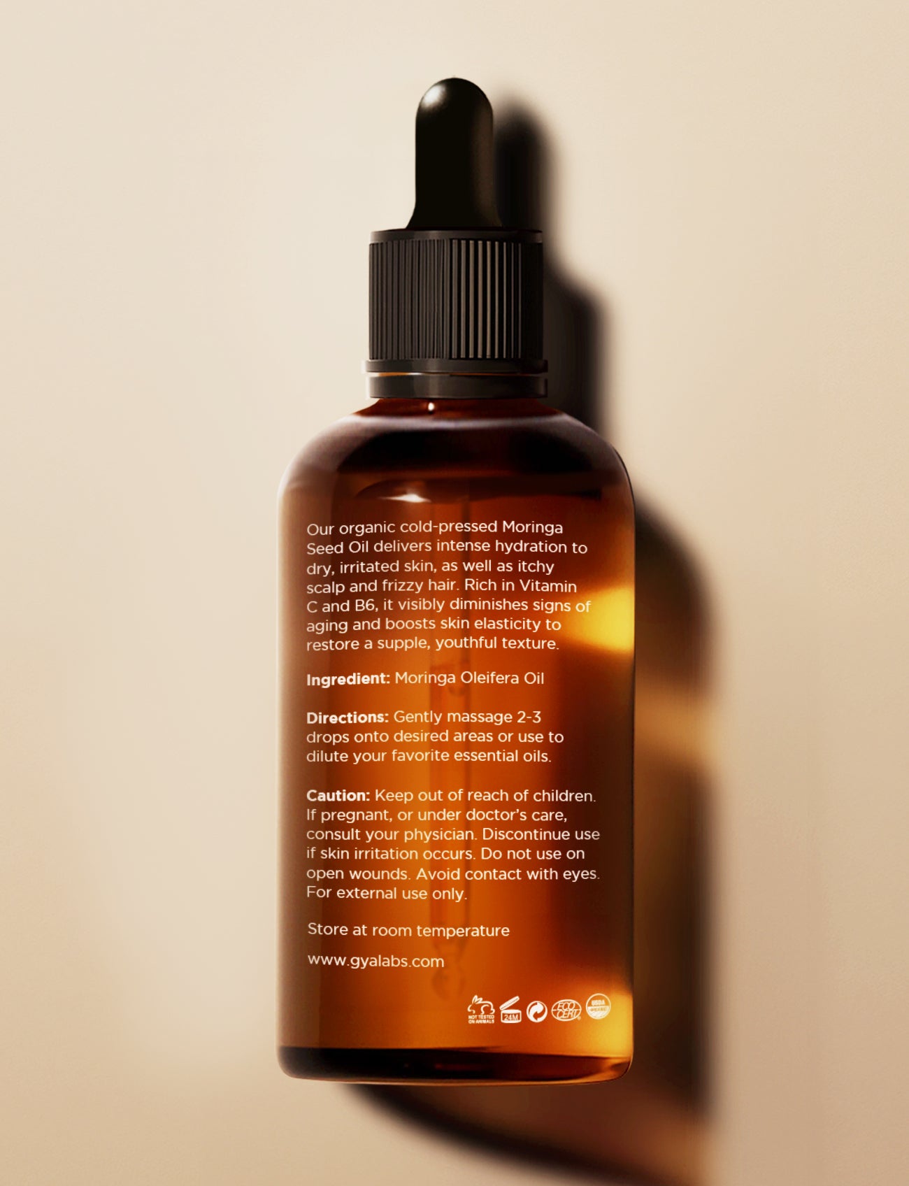 Shop the Finest Organic Moringa Seed Carrier Oil by Gya Labs