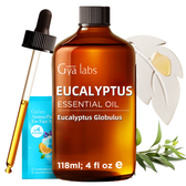 Eucalyptus Essential Oil with Aromatherapy Stone 4 Fl Oz