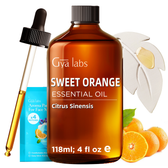 Orange Essential Oil with Aromatherapy Stone 4 Fl Oz