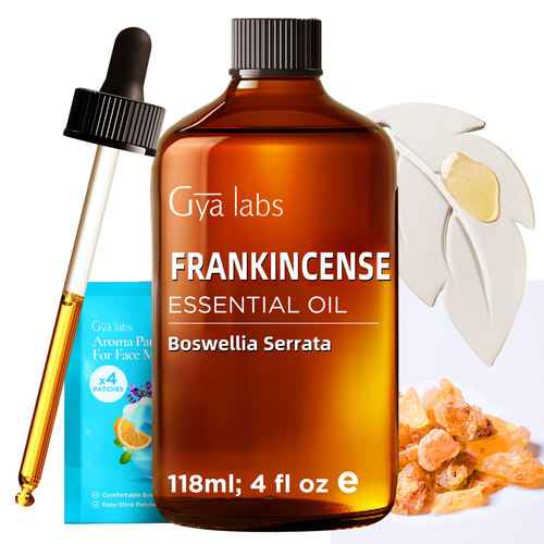 Frankincense Essential Oil with Aromatherapy Stone 4 Fl Oz