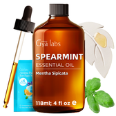 Spearmint Essential Oil with Aromatherapy Stone 4 Fl Oz