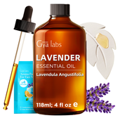 Lavender Essential Oil with Aromatherapy Stone 4 Fl Oz
