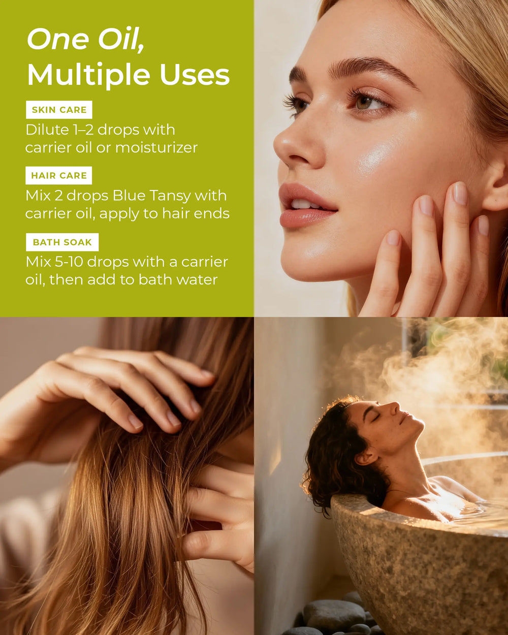 uses of Organic Blue Tansy Oil 
