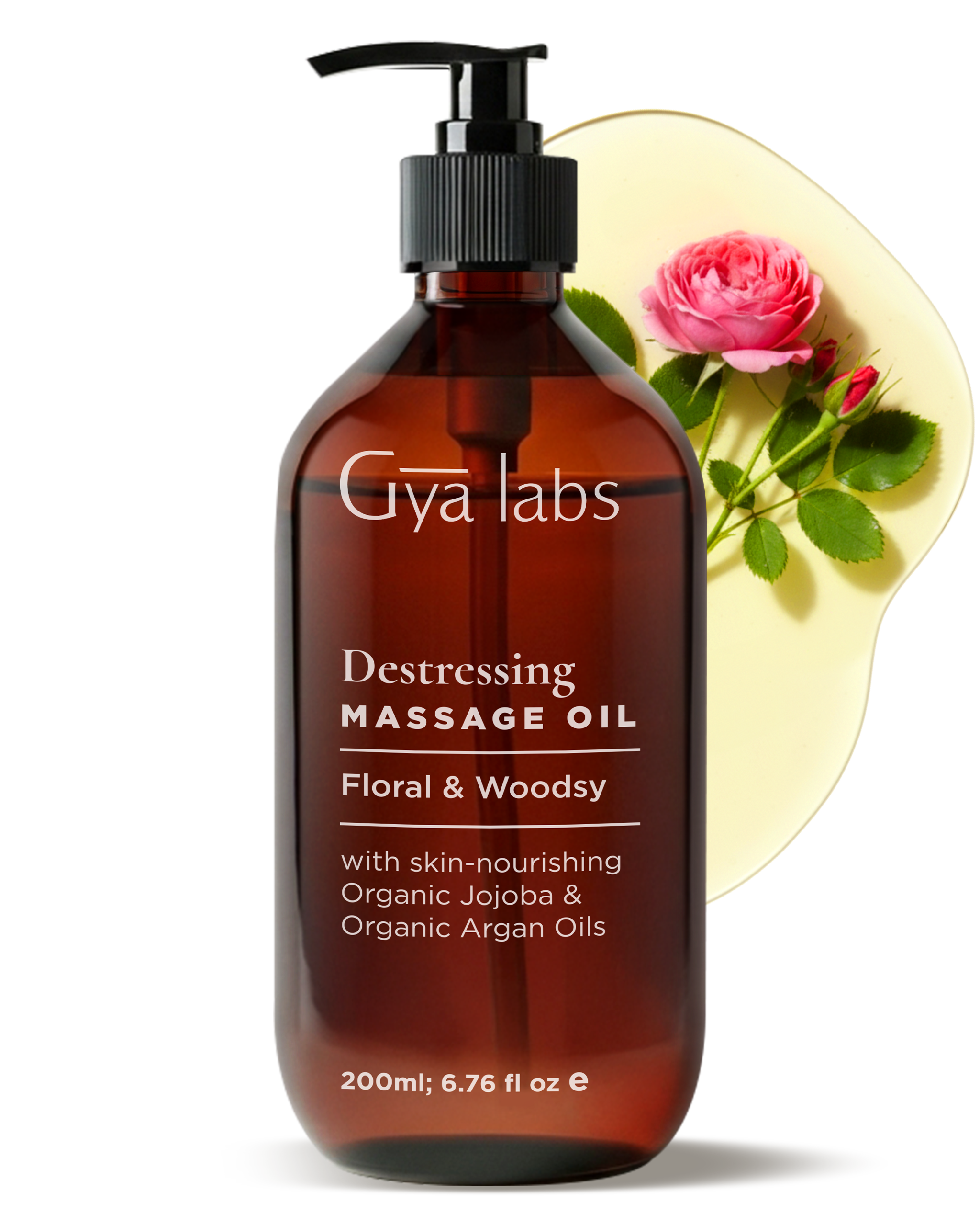 Destressing Massage Oil – Relaxing Body Care Ritual – Gya Labs