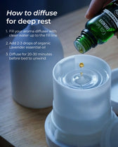 essential oil into a diffuser