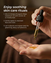 Rose Geranium Essential Oil skin care rituals
