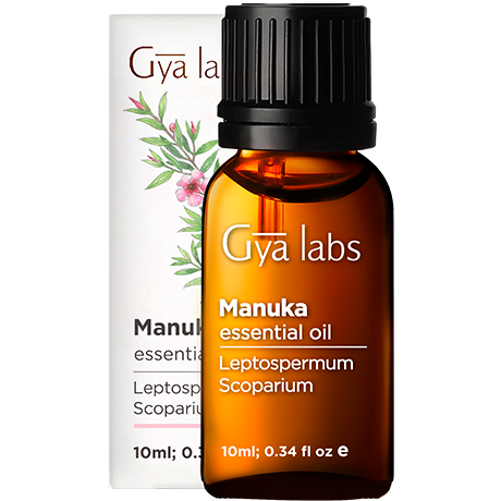 Gya Labs Pure Manuka Oil for Skin - Essential Oils for Skin - 100% Natural Manuka Essential Oil for Nails, Skin & Face (0.34 fl oz)