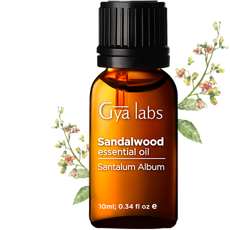 Buy Gya Labs' Sandalwood Essential Oil for Relaxation & Stress Relief